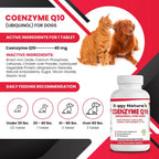 Coenzima Q10 para Perros – Ubiquinol 40mg (120 Comprimidos) – Pet Health Pharma