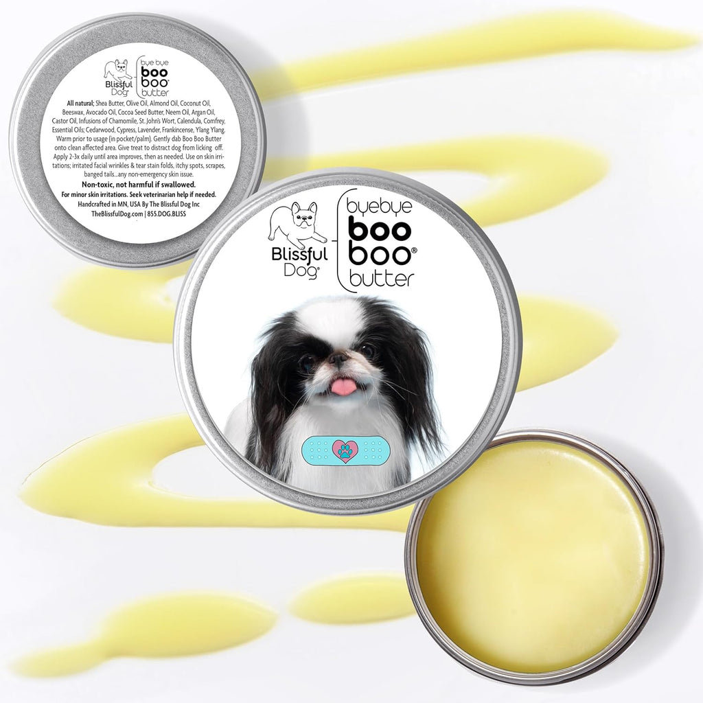 The Blissful Dog 2 oz LATA Booboo Butter para Chin Japonés