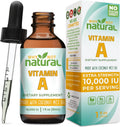 Why Not Natural Vitamina A Líquida 10000 UI - Retinilo Palmitato con Aceite MCT de Coco - Suplemento Vegano para la Piel - 30 ml