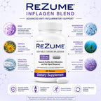 CryoDerm REZUME Tablets Full Spectrum Inflagan Blend Formula (60 Comprimidos)