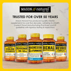 MASON NATURAL Mini Multi Vitaminas - Complejo Multivitamínico Diario (100 comprimidos)