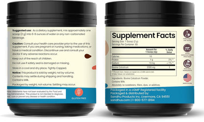 Sandhu's Calostro Bovino de Vacas – Vitaminas y minerales: incluye vitaminas A, B12, D, calcio, magnesio y zinc, – Image 3