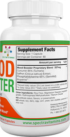 Spectra Vitamins Mood Booster 60 Cápsulas – Complemento para el Estado de Ánimo