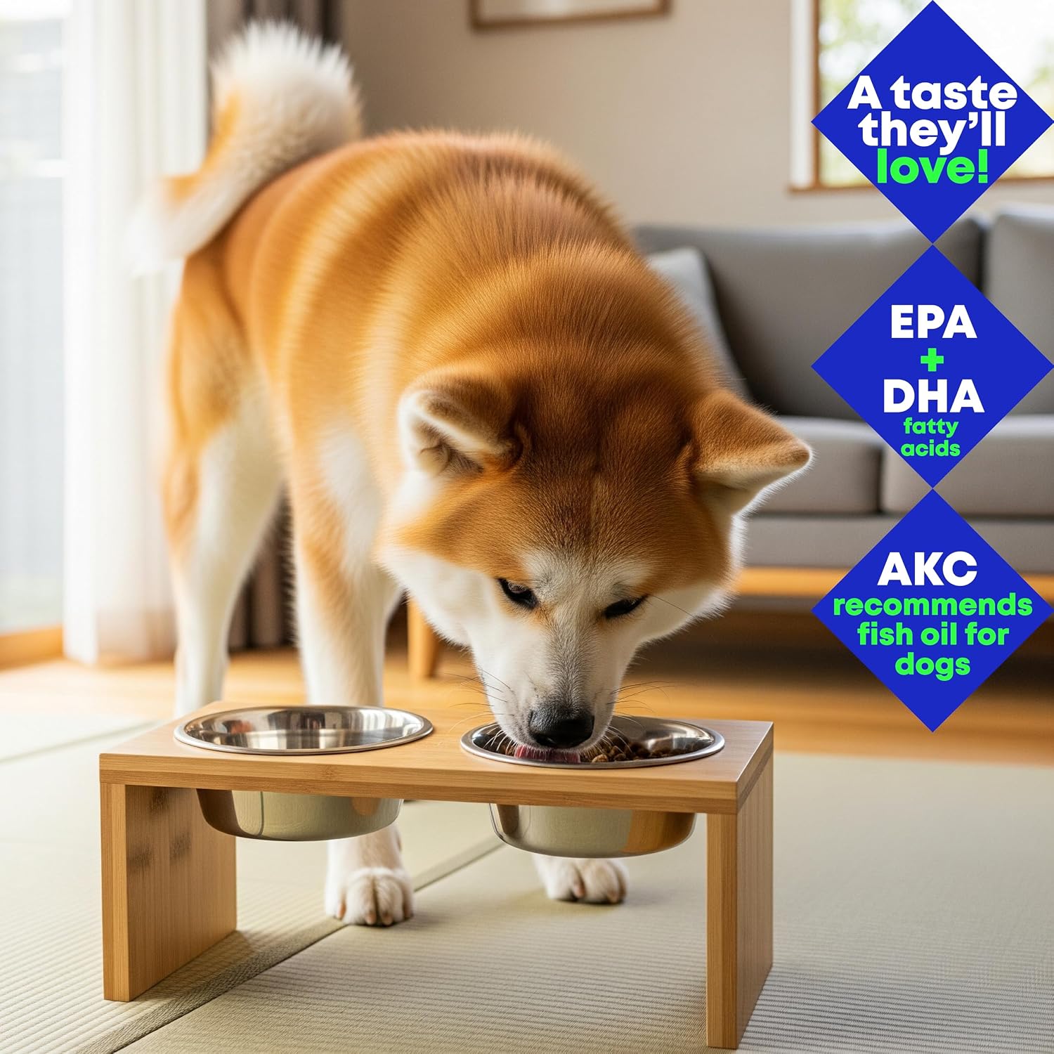 Aceite de Salmón Salvaje de Alaska y Abadejo para Perros – Omega 3 para Piel, Articulaciones y Alergias – Certificado NASC – 473ml