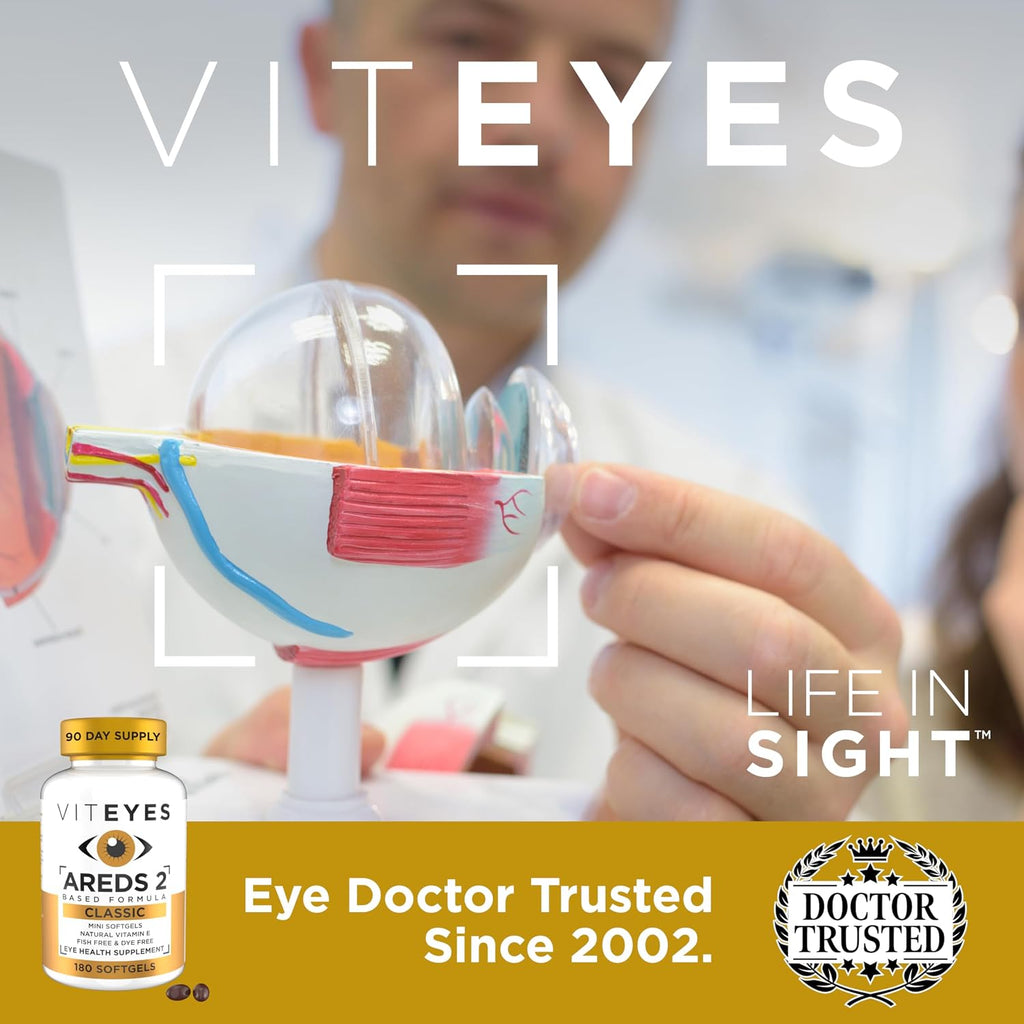 Viteyes AREDS 2 Classic Fórmula para la Salud Macular Cápsulas Blandas - 180 Cápsulas blandas