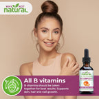 Why Not Natural Complejo B Líquido - Gotas Sublinguales Veganas con Vitaminas B y Colina