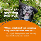 Zesty Paws Multivitamínico para Perros Senior - Snacks con Glucosamina, Probióticos y Omega-3 - 90 uds.