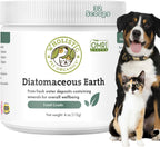 Wholistic Pet Organics Tierra de Diatomeas - Grado Alimenticio para Perros y Gatos - 113 g