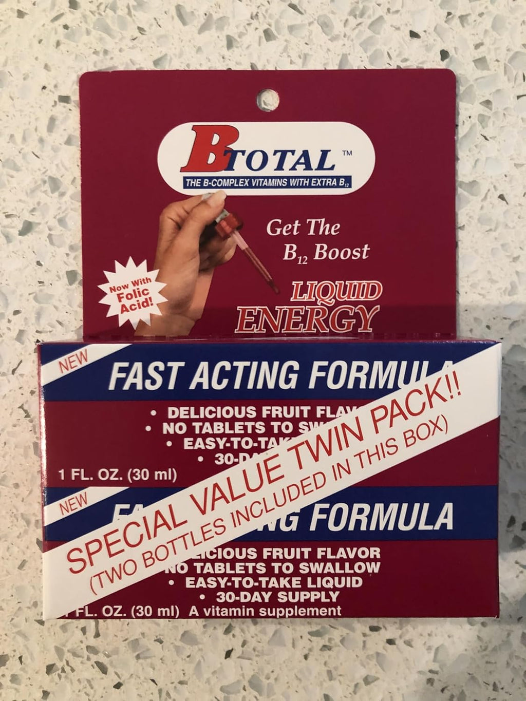 La solución B-Total - Vitaminas B Sublinguales - Paquete Doble