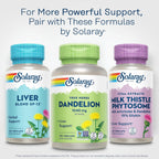 Solaray Dandelion Root 1040 mg - 60 Cápsulas Veganas