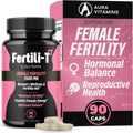 Fertili-t Female – Suplemento de fertilidad natural con Aguaje y Maca Roja, 90 cápsulas