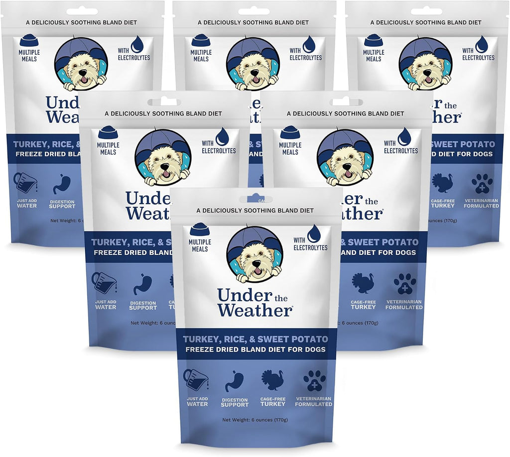 Under the Weather Dieta Blanda para Perros - 6 Paquetes Multisabor - 170g cada uno