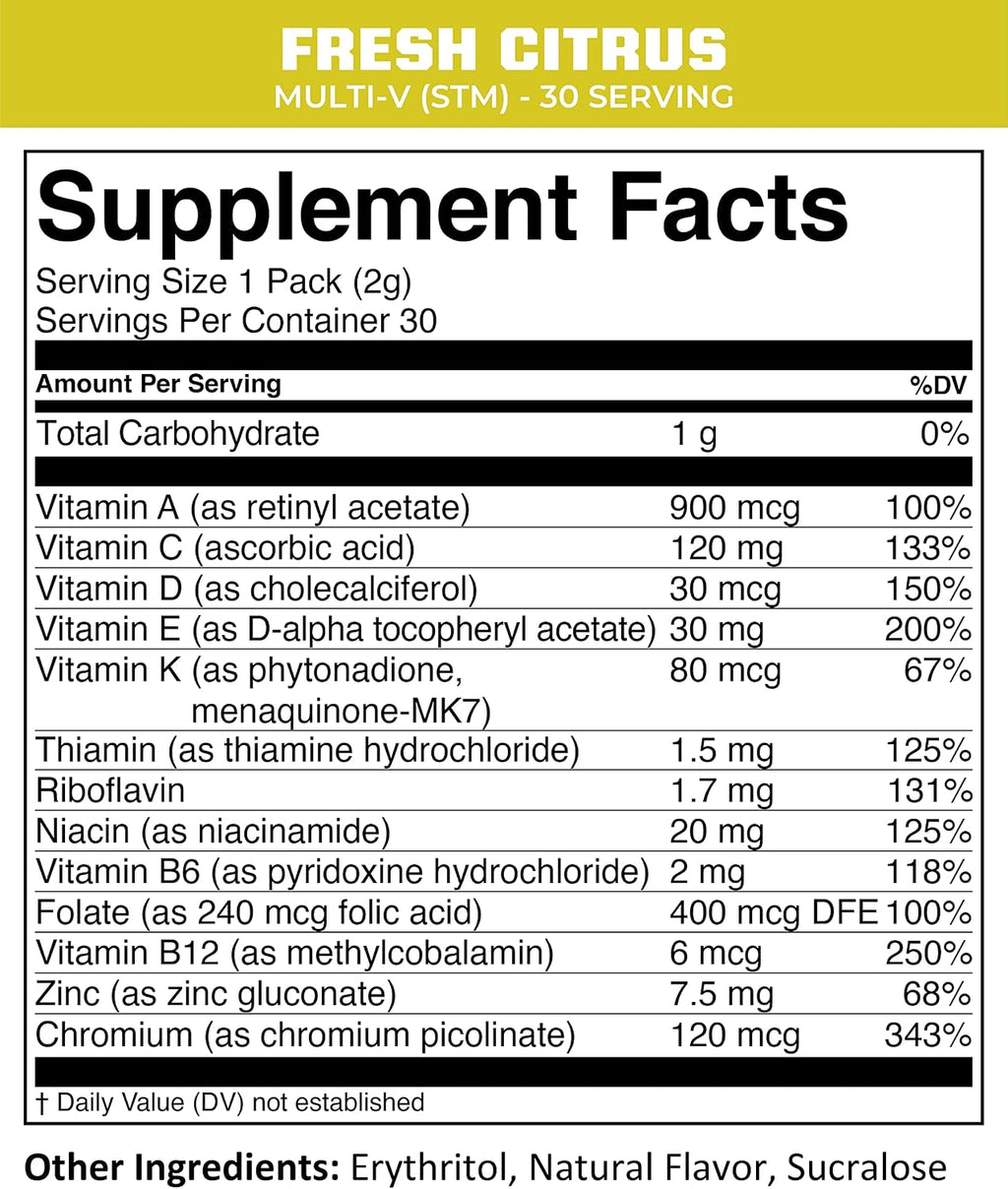 MTN OPS Multi-V STM Multivitamínico Diario 30 Sobres
