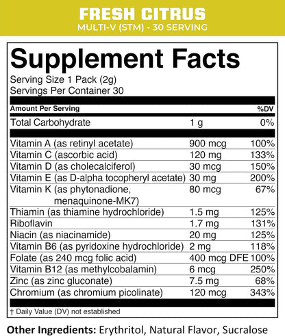 MTN OPS Multi-V STM Multivitamínico Diario – Vitaminas del grupo B (B6, B12, ácido fólico, etc.): ayudan al – Image 3