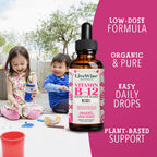 Live Wise Naturals Gotas Líquidas Orgánicas de Vitamina B12 para Niños, 12 ml (0.4 fl oz)