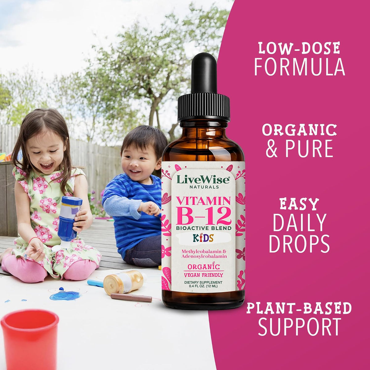 Live Wise Naturals Gotas Líquidas Orgánicas – Contribuye a la reducción del cansancio y la fatiga. – Image 4