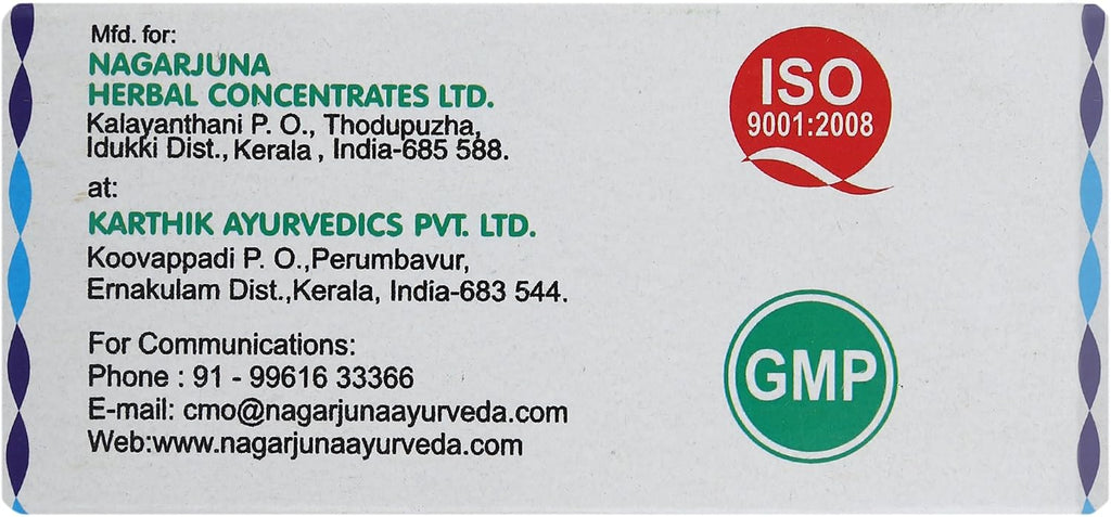 Nagarjuna Rheumat Tablets 100 comprimidos con Pachak Methi gratis