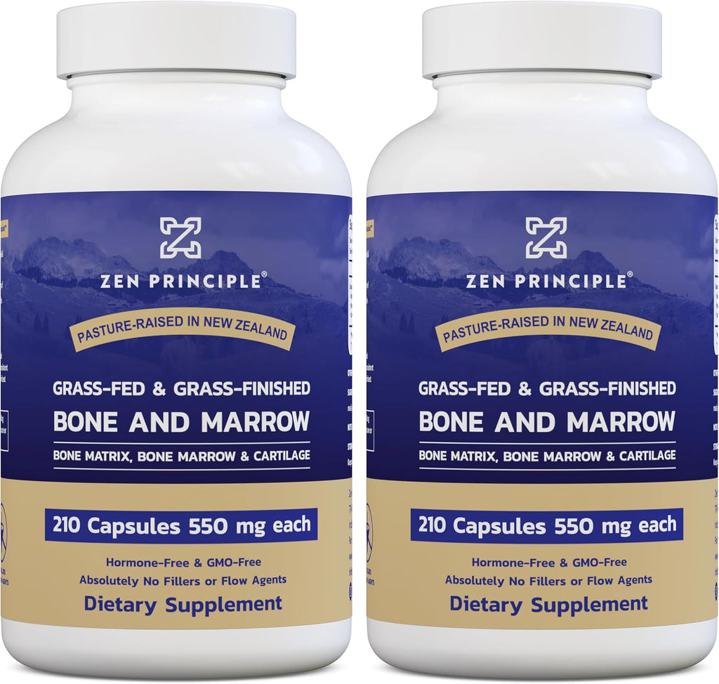 Zen Principle Suplemento de Médula Ósea de Res 3300mg, 210 Cápsulas