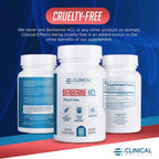 Clinical Effects Berberine HCL 1200 mg - Suplemento Vegano de Berberina Pura - 60 Cápsulas Vegetales