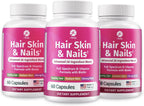 1 Body Hair Skin & Nails con Biotina - Pack de 3