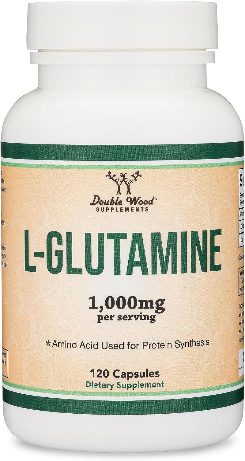 L-Glutamina en Cápsulas - 1000mg por Ración (120 Cápsulas)