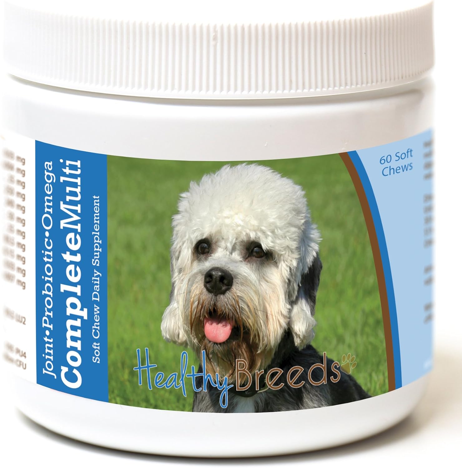 Healthy Breeds Multivitamínico Todo en Uno para Perros Dandie Dinmont - 60 Comprimidos Masticables