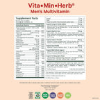 PURE SYNERGY Vita·Min·Herb for Men - Multivitamínico Completo para Hombres (120 Comprimidos)