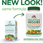 Country Farms Super Fruits and Veggies – Cápsulas de Frutas y Verduras, 30 Servicios