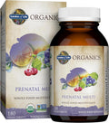Garden of Life Organics Prenatal Multivitamin with Folate, Iron & D3 - 60 Tablets