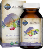 Garden of Life Organics Multivitamínico Prenatal con Folato, B6, B12, D3 y Hierro, 30 Comprimidos
