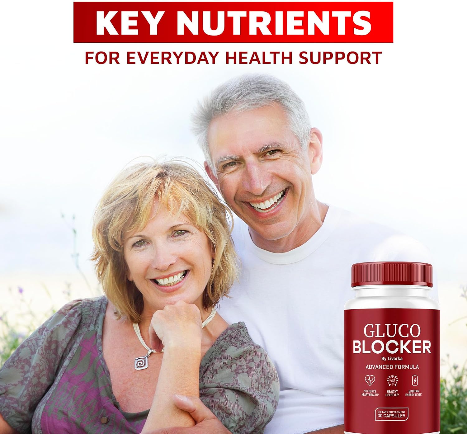 GlucoBlocker, 60 Cápsulas – Fórmula Premium de Vitaminas Naturales