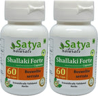 Shallaki Forte Cápsulas 500 mg, 60 Cáps. Veg. x 4 Botes | Extracto de Boswellia Serrata 10:1 | Suplemento Herbal Ayurvédico