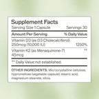Amy Myers MD Vitamina D3/K2 10.000 UI - 30 Cápsulas