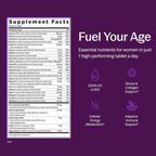 New Chapter Every Woman's One Daily Multivitamínico - Apoyo para los huesos, energía e inmunidad* - Nutrientes fermentados integrales - Sin azúcar añadido - Vegetariano y sin gluten - 48 comprimidos