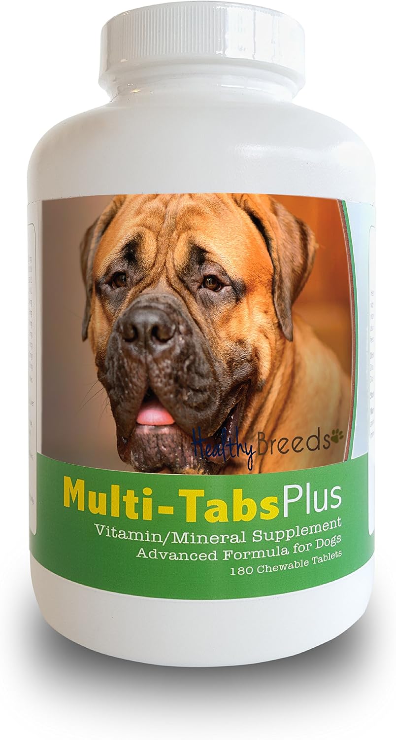 Healthy Breeds Bullmastiff Multi-Tabs Plus Comprimidos Masticables 180 Unidades