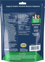 Suplemento para la Salud Digestiva con Probióticos para Perros, Lactoquil formulado por veterinarios, Golosinas blandas sabor a pollo (60 unidades)