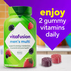Vitafusion Multivitamínico en Gominolas para Hombres, Sabor Berry, 120 unidades (60 días)