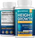 SILVERPEAKS Height Growth Maximizer - 60 Cápsulas con Calcio, Zinc, GABA y Vitamina D3