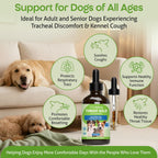 Pet Wellbeing Throat Gold para Perros - Fórmula Líquida 118 ml