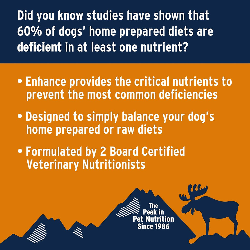 Annamaet Enhance Complemento Vitamínico y Mineral para Perros - Dietas Caseras y Crudas, 240g