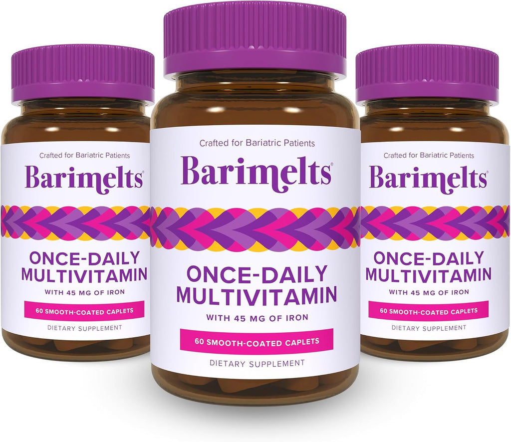 BariMelts Multivitamínico Bariátrico Diario con Hierro, 60 Comprimidos (2 Meses)