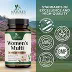 Nature's Nutrition Multivitamínico para Mujer – Complejo de Vitaminas y Minerales, 60 Cápsulas