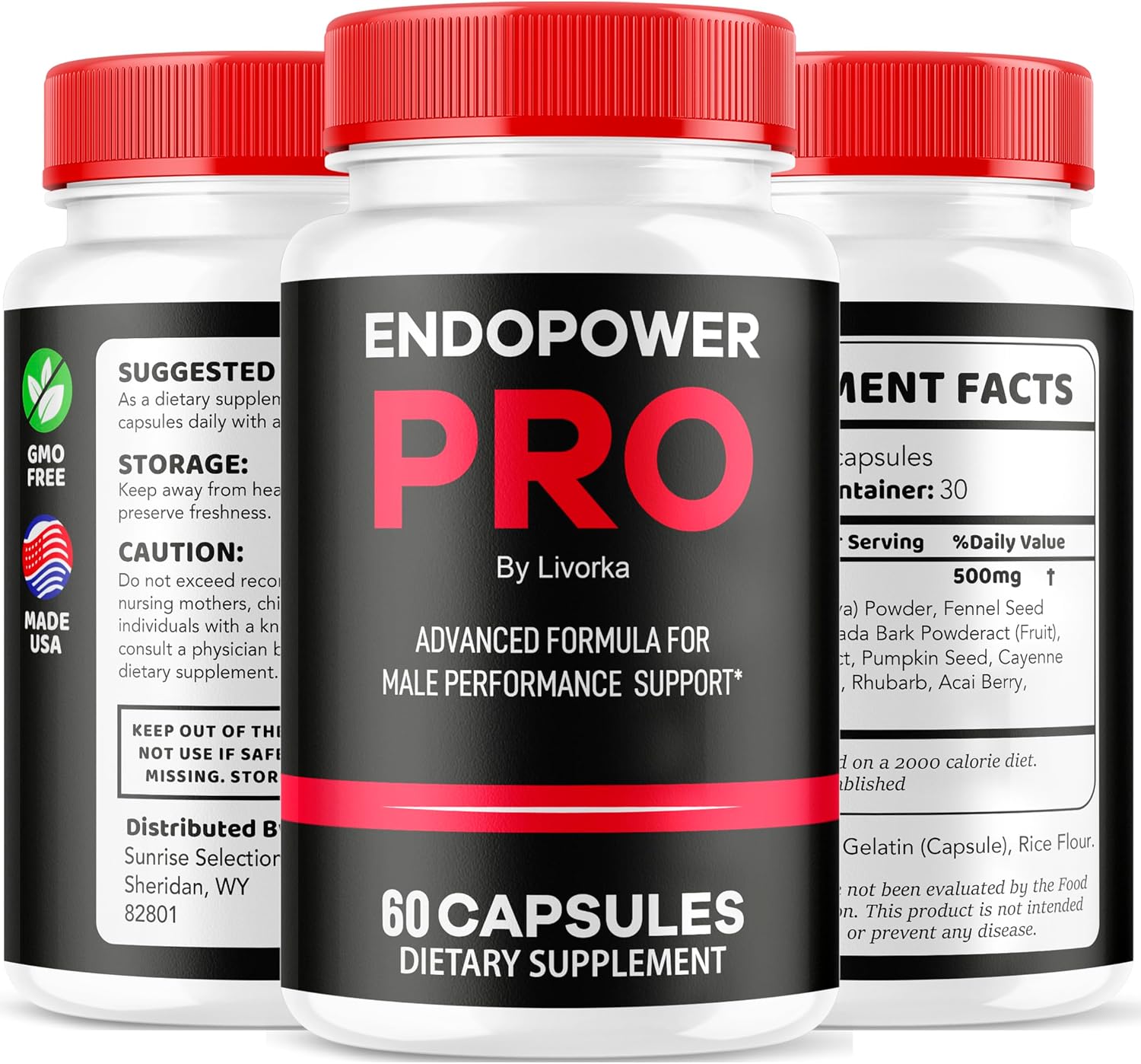 Endopower Pro Pills, 60 Cápsulas - Suplemento para el Bienestar General