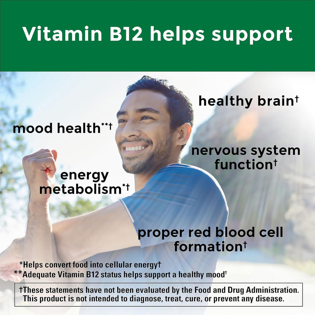 Nature Made Vitamina B12 500 mcg - 100 Tabletas