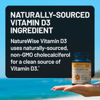 NatureWise Vitamina D3 2000 UI (50 mcg) - 30 Cápsulas Blandas