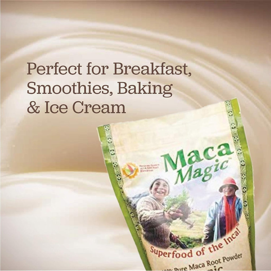 Maca Magic: Polvo de Maca Orgánica Cruda (1 kg) - Superalimento Peruano de Grado Premium - Certificado Orgánico USDA - Vegano - Sin Gluten