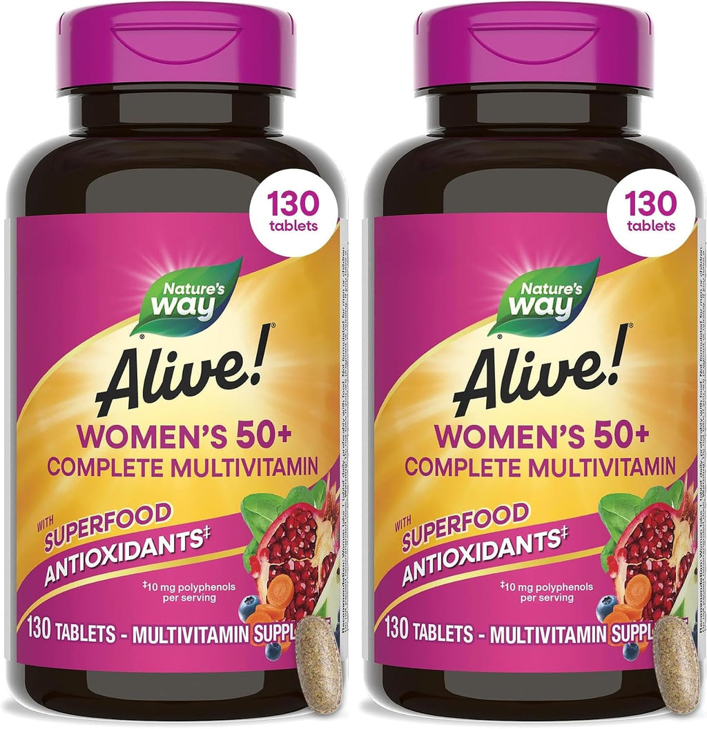 Nature's Way Alive! Multivitamínico Completo para Mujeres 50+