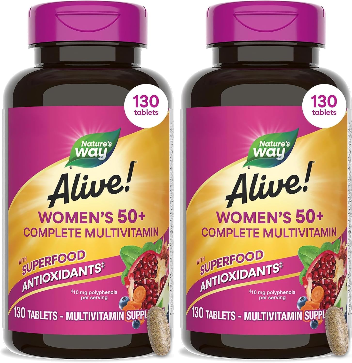 Nature's Way Alive! Multivitamínico Completo para Mujeres 50+