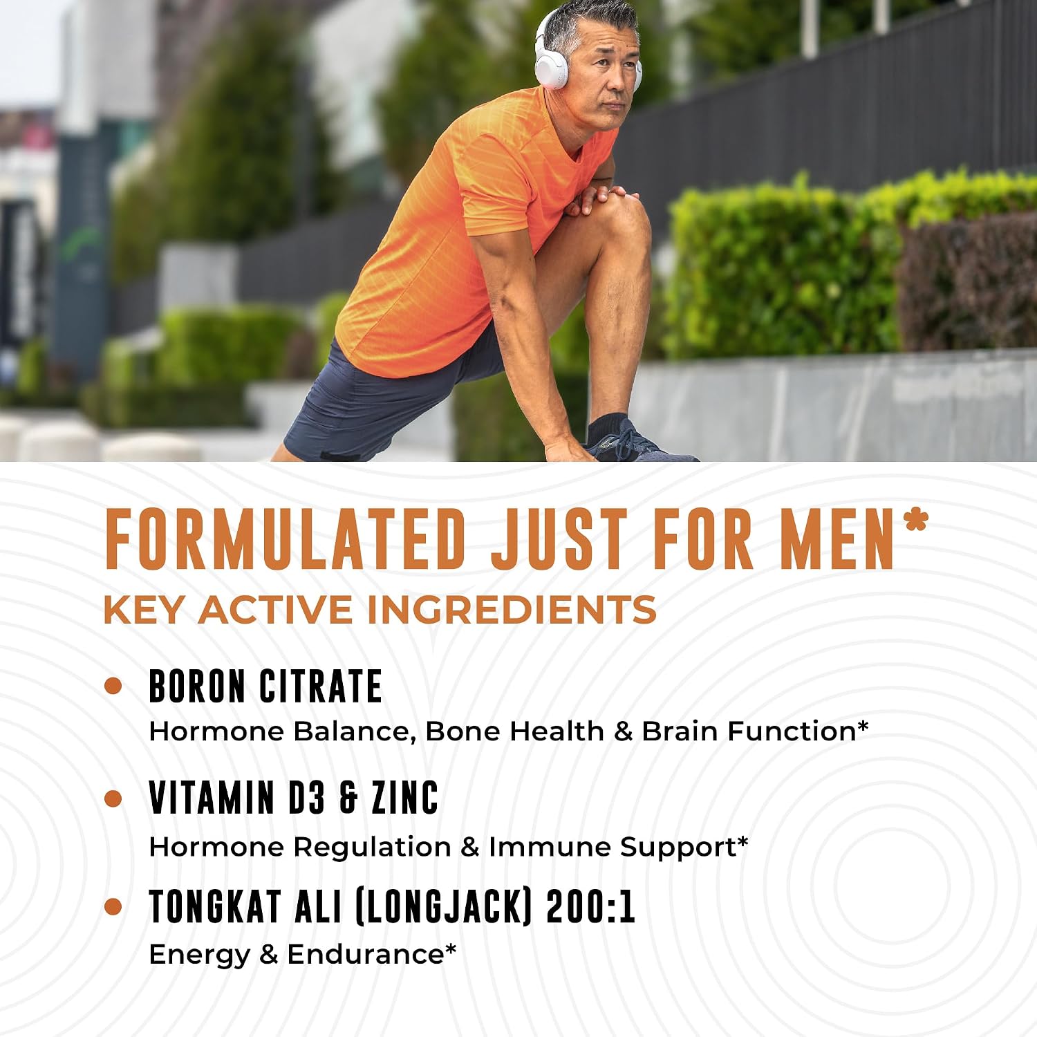 Left Coast Performance Boro con Tongkat Ali, Vitamina D3 y Zinc Picolinato - 10mg Boro, 30mg Zinc - 30 Cápsulas