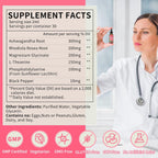 Hudetex Cortisol Supplements for Women Liquid Drops - With Ashwagandha, L-theanine, Phosphatidylserine, Rhodiola Rosea, Plus Black Pepper, Vegan, Natural Flavor, 2 Fl Oz (60 ml)